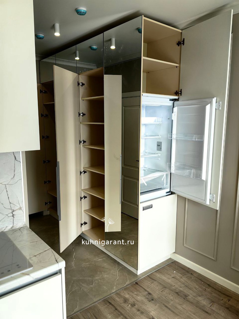 кухня Кухня кремовая МДФ-пленка