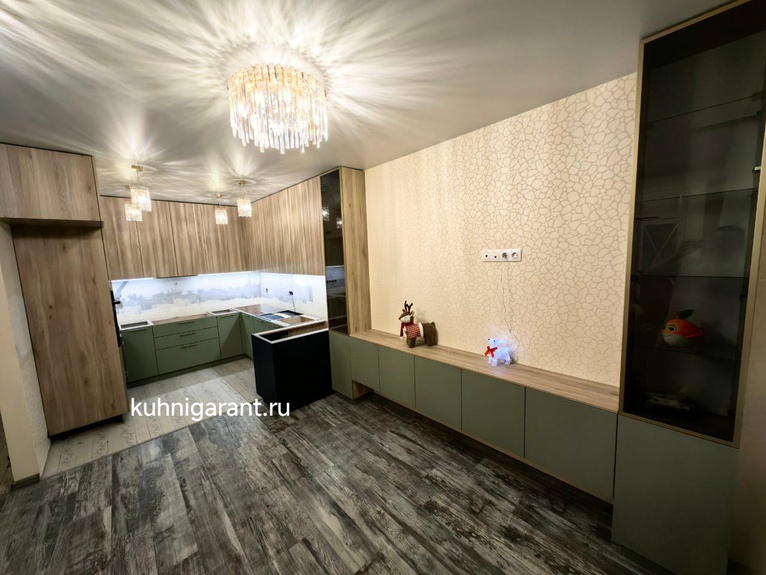 кухня Хвоя 4 AGT-supramat+двухст.пластик