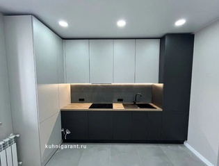 кухня Кухня AGT черно-белая геометрия